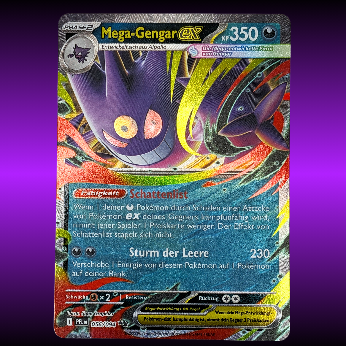 Mega Glurak X EX & Mega Gengar EX Set - Fatale Flammen