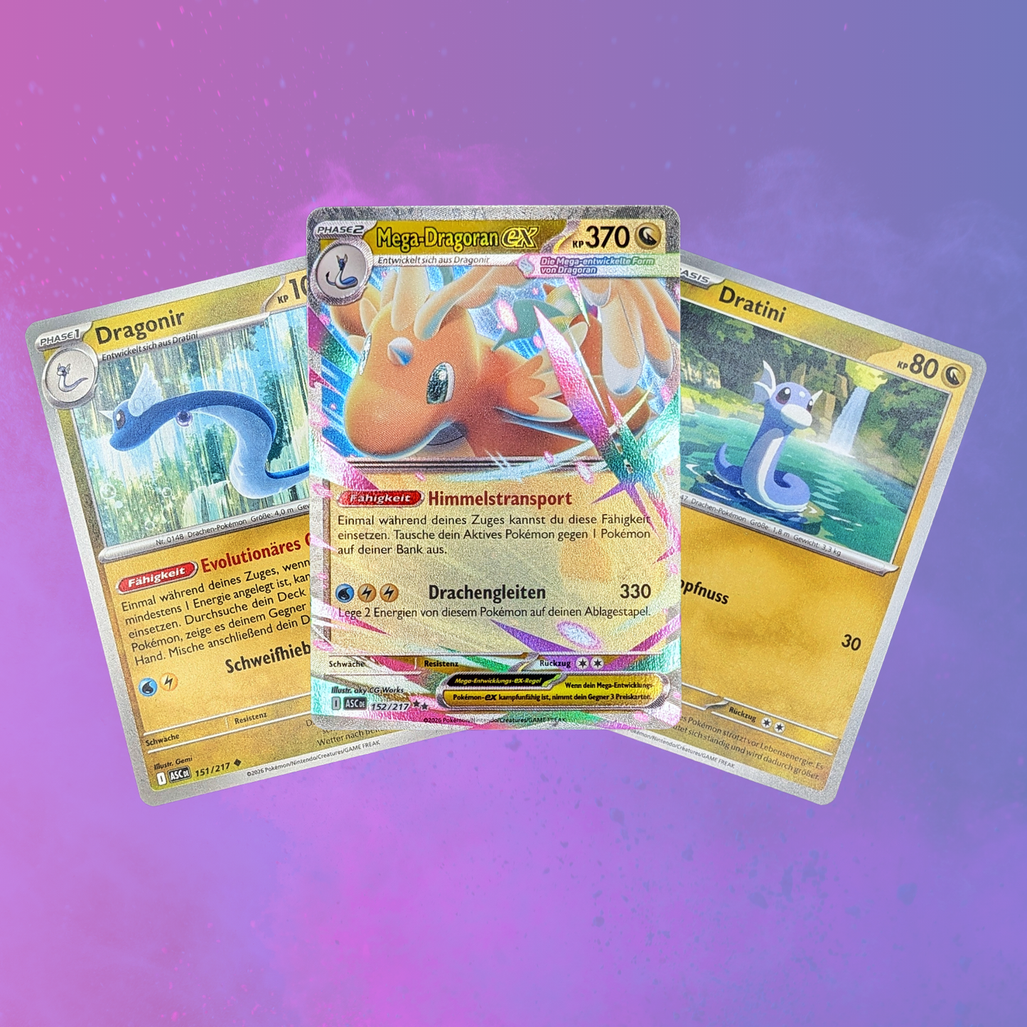 Mega Dragoran EX Set - Erhabene Helden