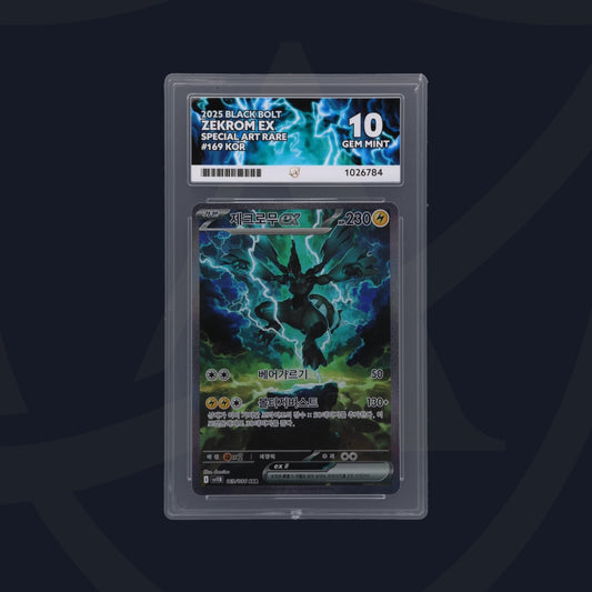 Pokemon Zekrom ex 169/086 Black Bolt Koreanisch | ACE 10 Gem Mint