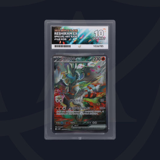 Pokemon Reshiram ex 168/086 White Flare Koreanisch | ACE 10 Gem Mint