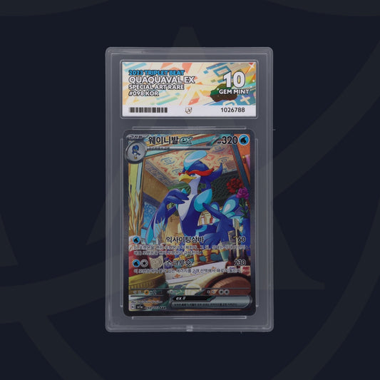Pokémon Quaquaval ex 098/073 Triplet Beat Koreanisch | ACE 10 Gem Mint