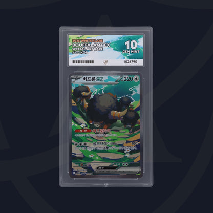 Pokémon Bouffalant ex 172/086 White Flare Koreanisch | ACE 10 Gem Mint