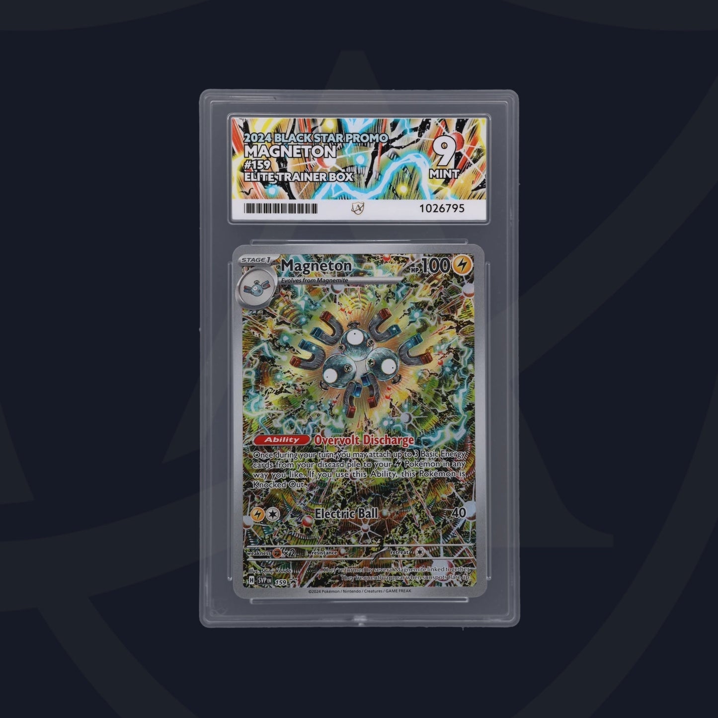 Pokémon Magneton 159 Black Star Promo Elite Trainer Box | ACE 9 Mint