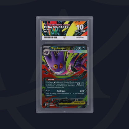 Pokémon Mega Gengar ex 056/094 Phantasmal Flames Holo | ACE 10 Gem Mint