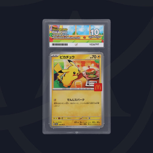 Pokémon Pikachu 020/M-P McDonald's Promo Japanisch | ACE 10 Gem Mint