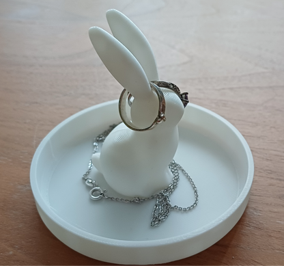 Hoppy Holder - Hasen Ringschale, Deko Schmuckschale