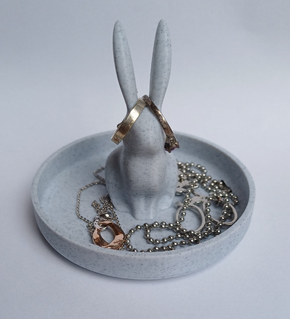 Hoppy Holder - Hasen Ringschale, Deko Schmuckschale