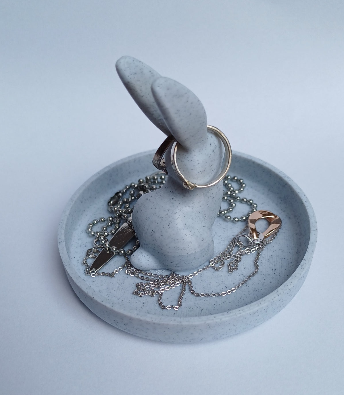 Hoppy Holder - Hasen Ringschale, Deko Schmuckschale