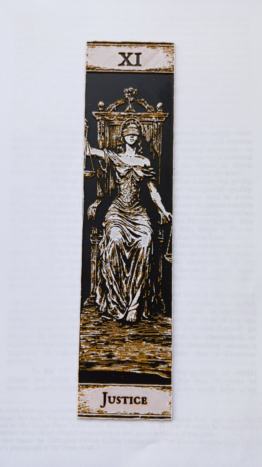 Arkane Tarot Lesezeichen Set | IX - XI | Hermit, Wheel of Fortune, Justice