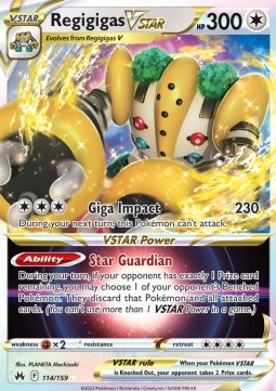 Regigigas VSTAR - Crown Zenith (Ultra Rare) [CRZ-114]