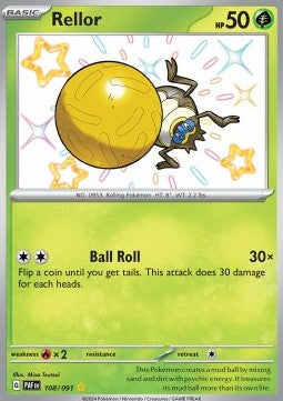 Rellor - Paldean Fates (Shiny Rare) [PAF-108]