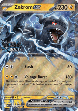 Zekrom ex - Black Bolt: Additionals (Promo) [xBLK-034]