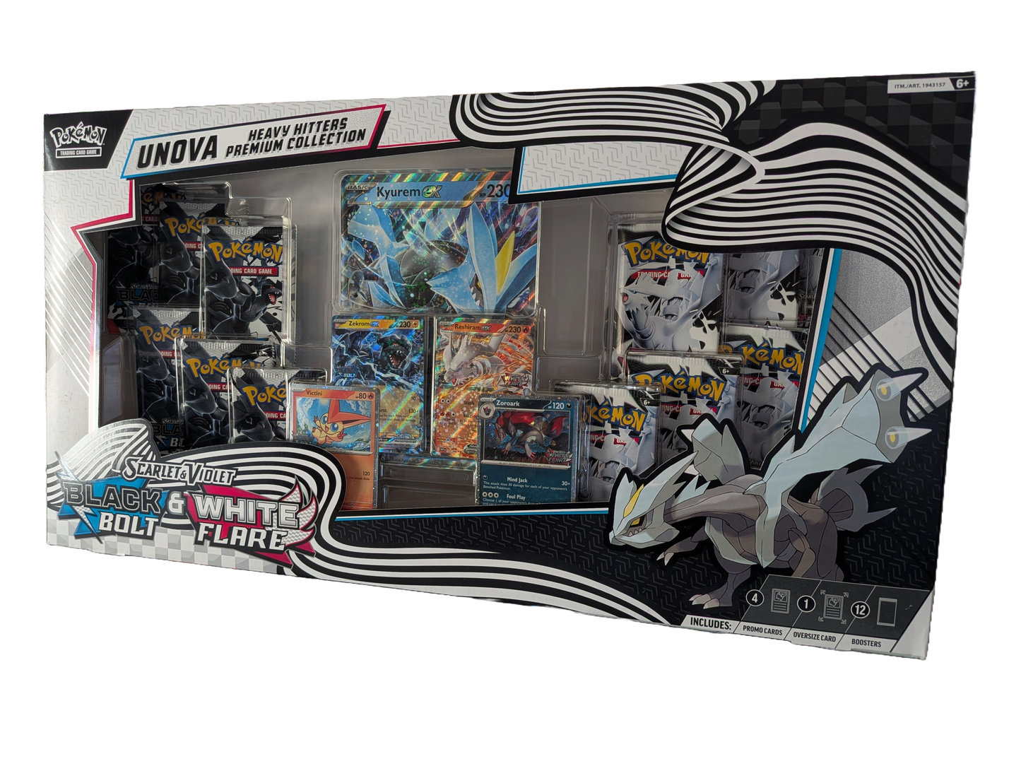 Pokemon TCG Unova Heavy Hitters Premium Collection Black Bolt / White Flare