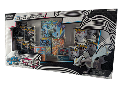 Pokemon TCG Unova Heavy Hitters Premium Collection Black Bolt / White Flare