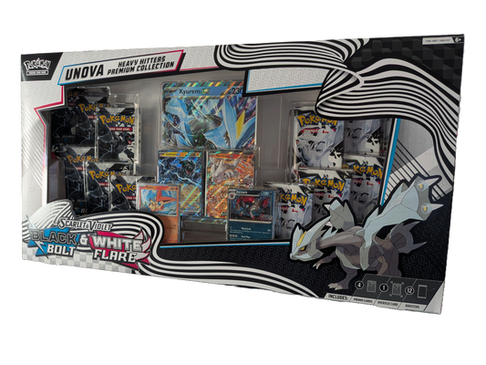 Pokemon TCG Unova Heavy Hitters Premium Collection Black Bolt / White Flare