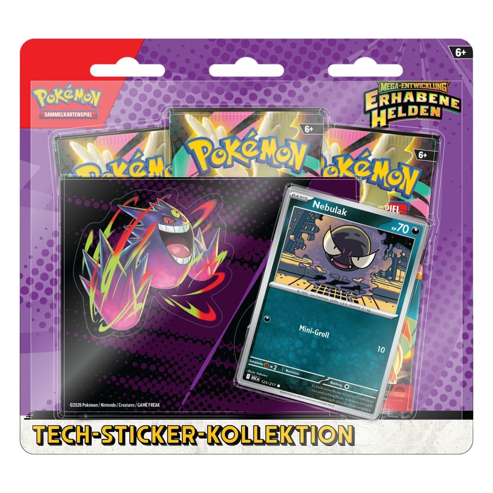 Erhabene Helden Tech Sticker Kollektion