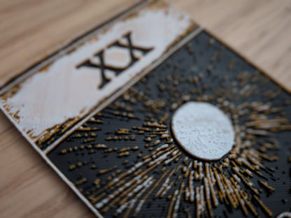 Arkane Tarot Lesezeichen Set | XX–XXI | Judgement, The World