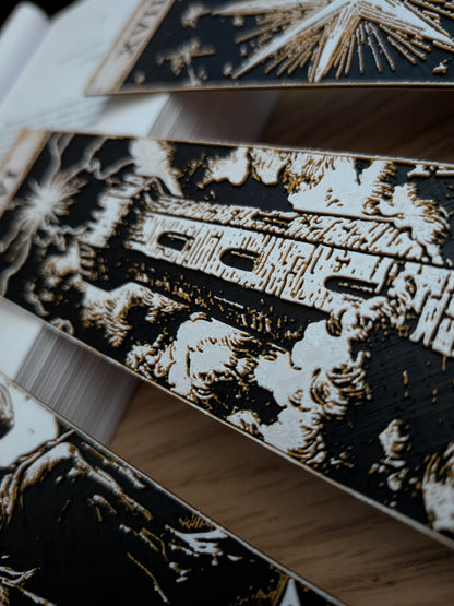 Arkana Tarot Lesezeichen Set | XV–XVII | The Devil, Tower, Star