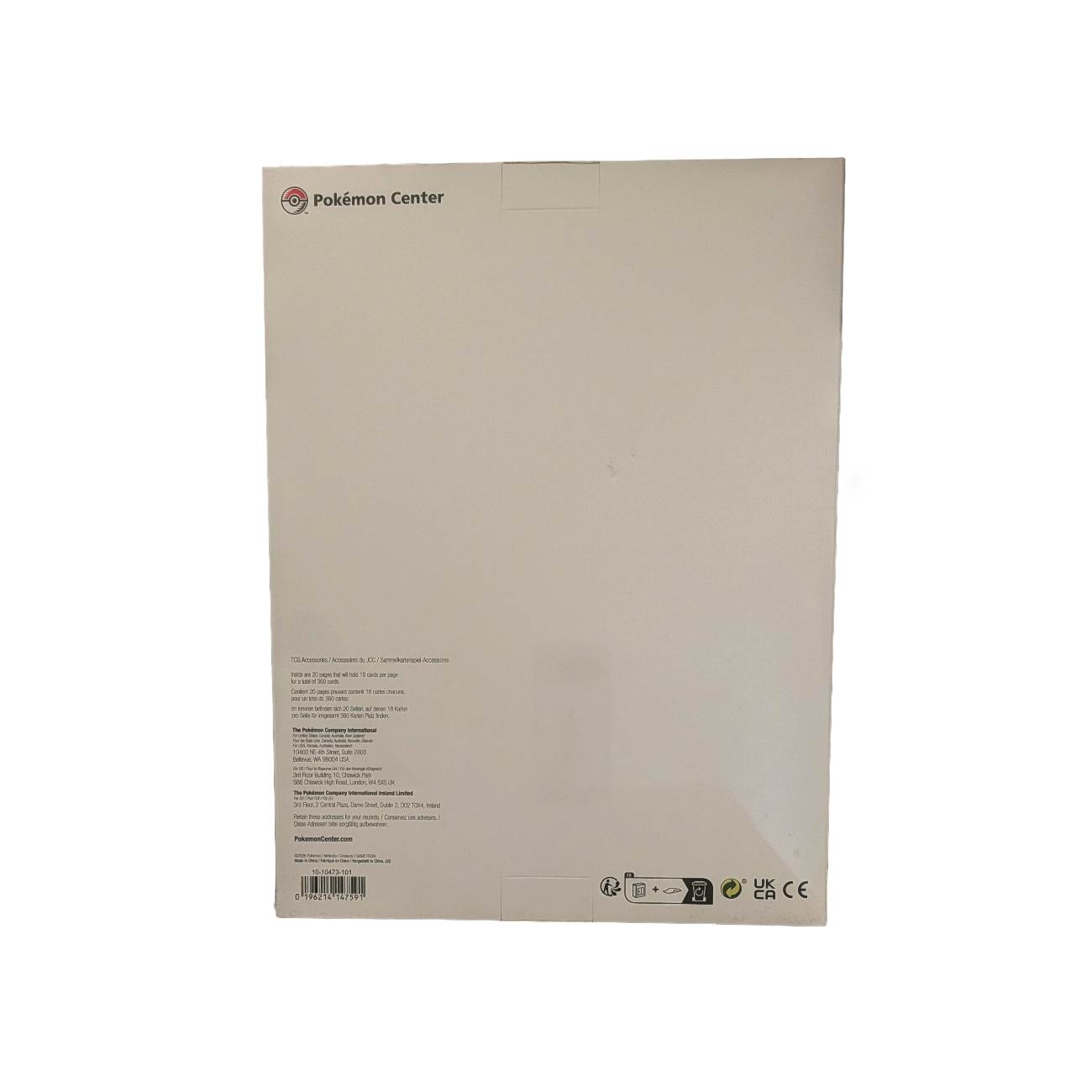 Pokémon Center Premium Zip Binder - Versengendes Glurak
