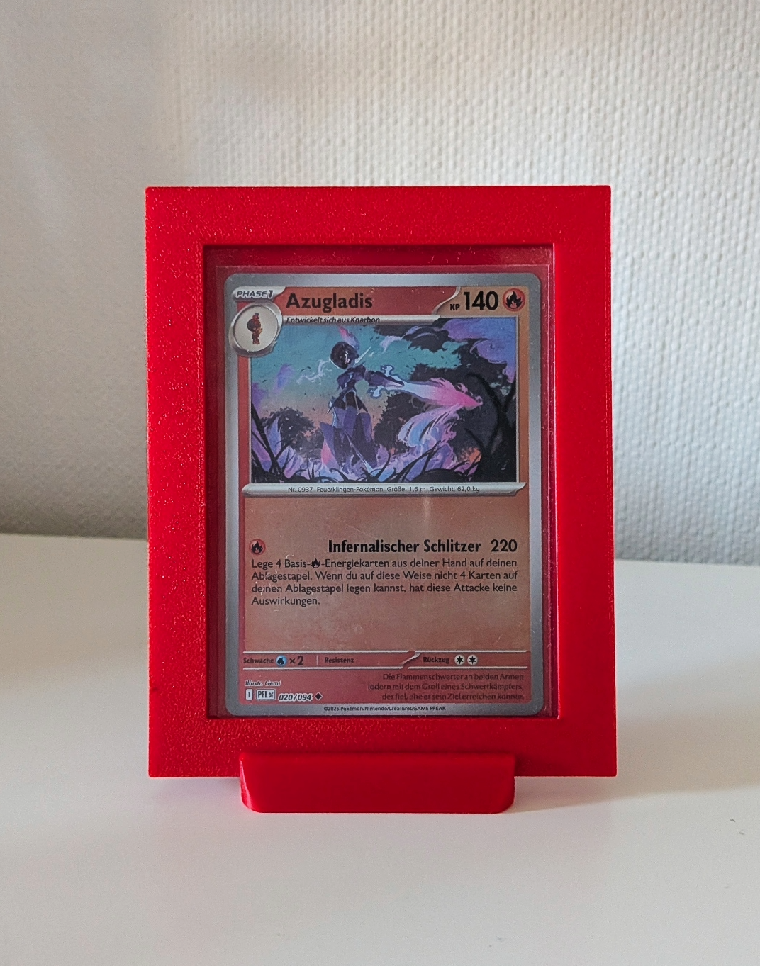 Pokemon Toploader Display Frame inkl. Toploader & zufälliger Karte