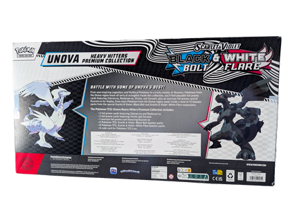 Pokemon TCG Unova Heavy Hitters Premium Collection Black Bolt / White Flare
