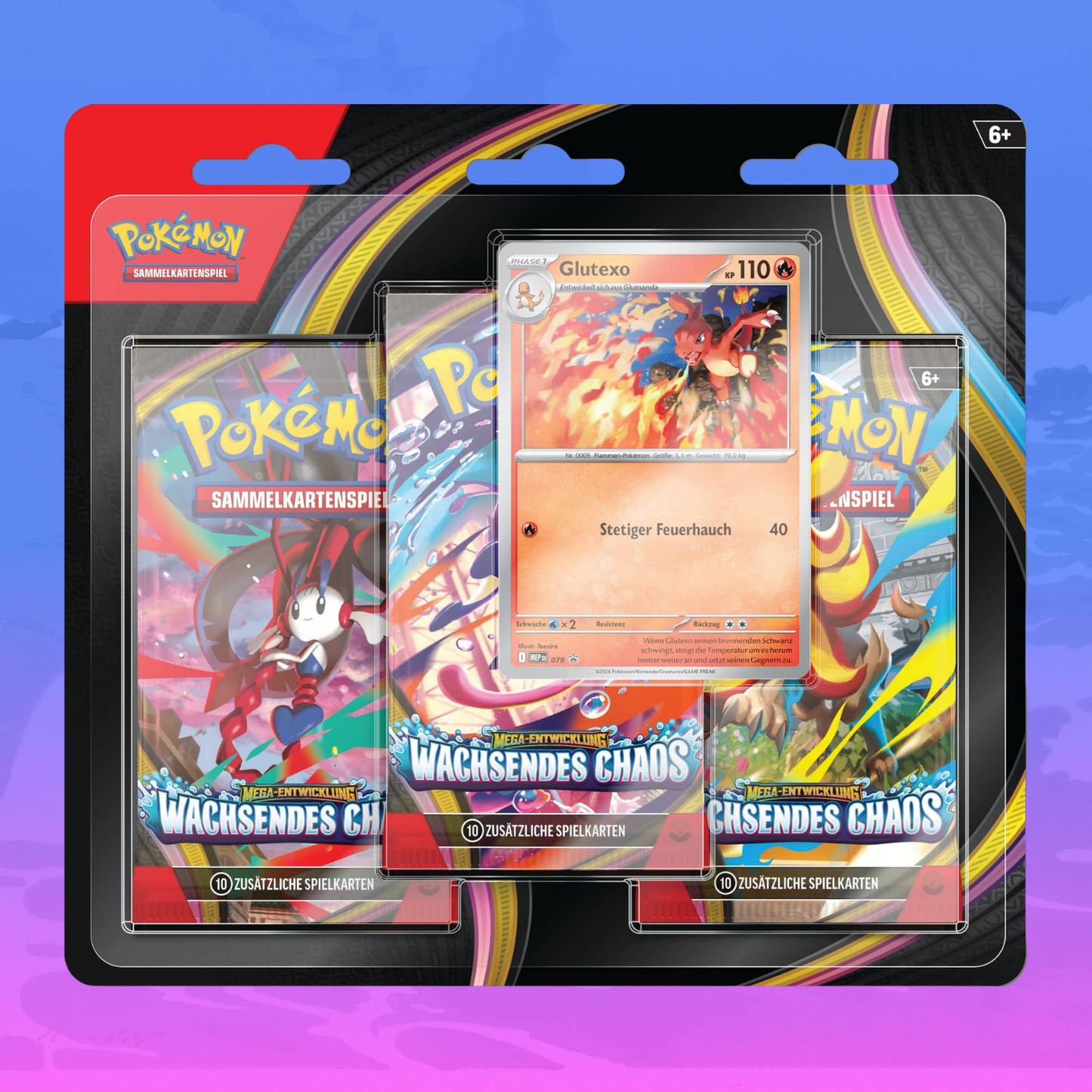 Wachsendes Chaos 3-Pack Blister Glutexo