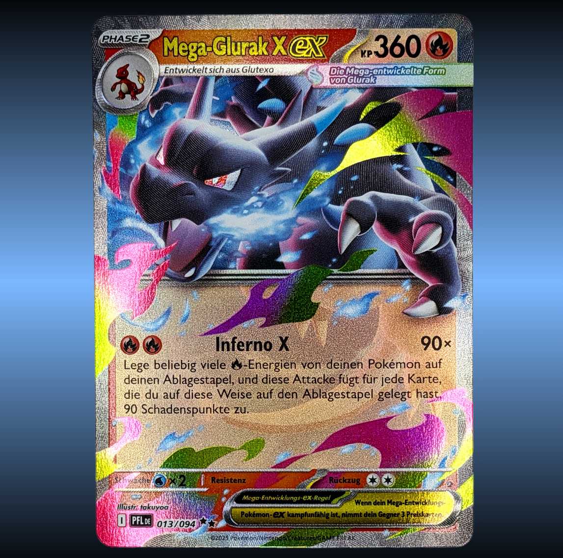 Mega Glurak X EX & Mega Gengar EX Set - Fatale Flammen