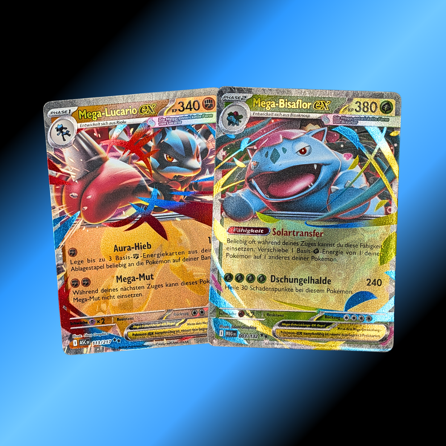 Mega Lucario EX & Mega Bisaflor EX Set