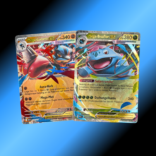 Mega Lucario EX & Mega Bisaflor EX Set