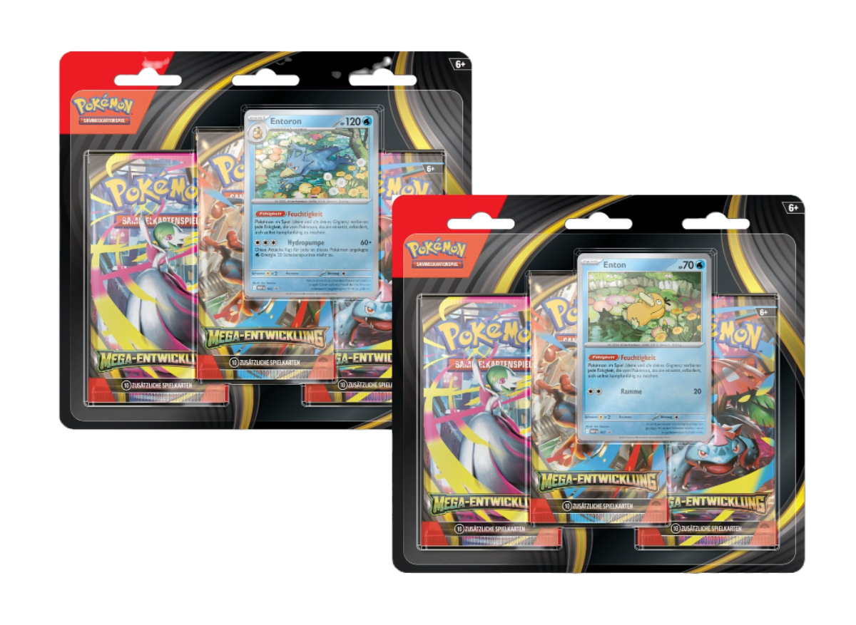 Pokemon Mega Entwicklung 3-Pack Blister